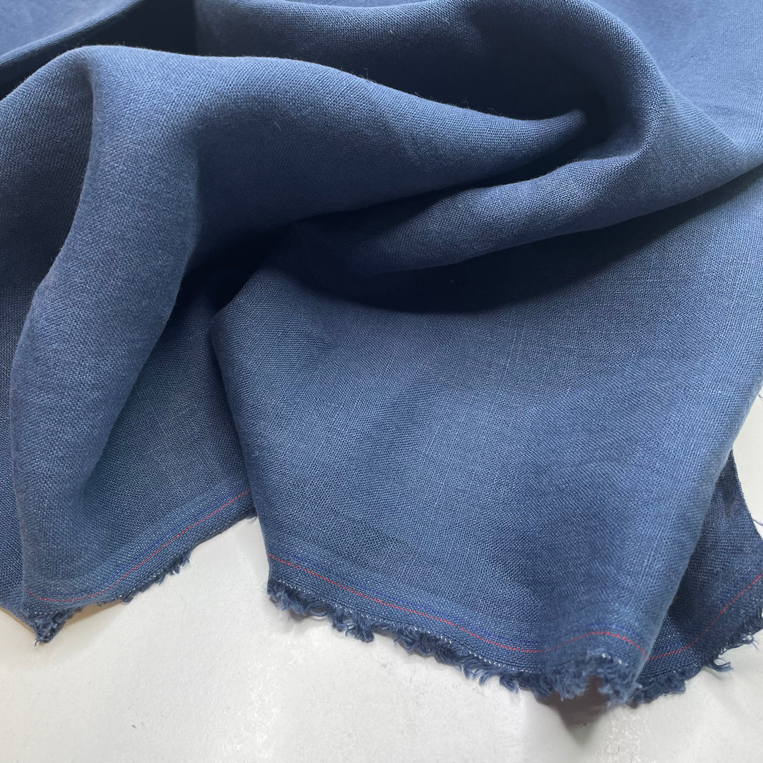 Shark Diving - Linen Woven - Blue - 1.5M Bundle