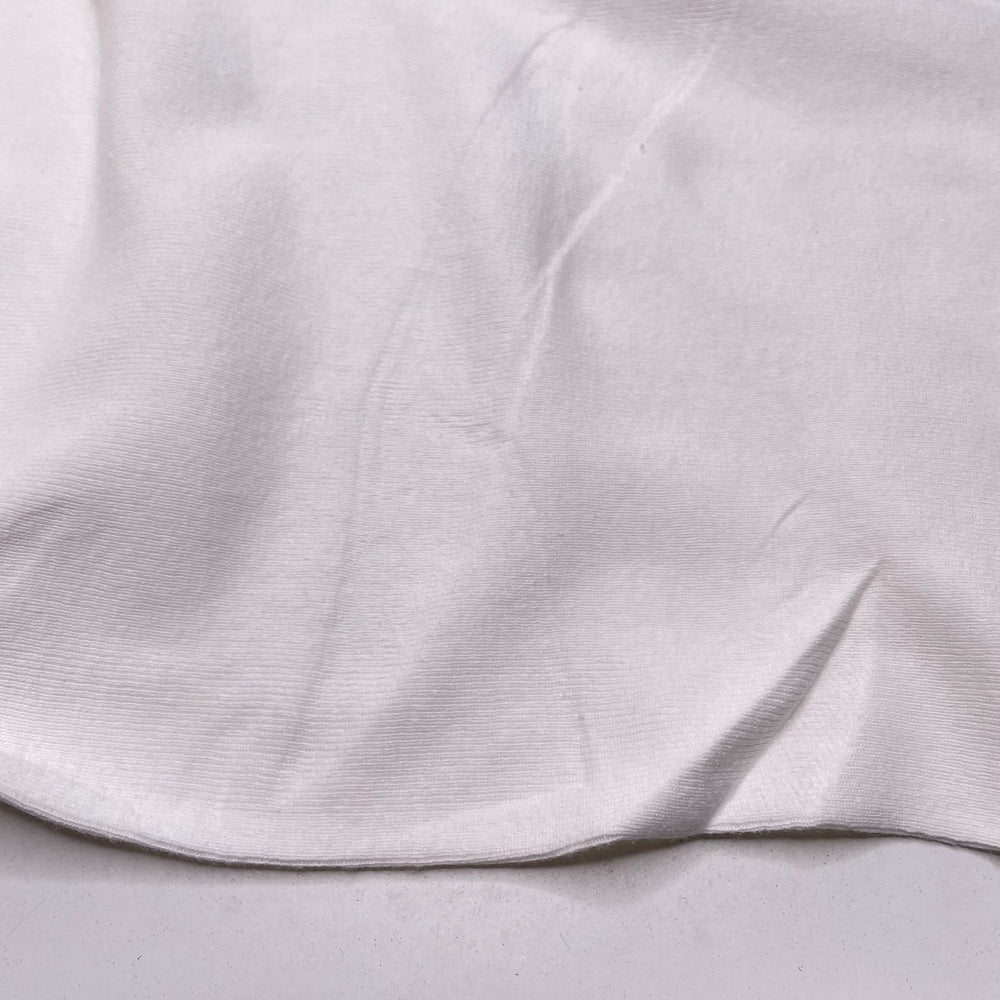 Spilled Milk - Tubular Rib Knit Cotton Blend Knit - White - Bundles