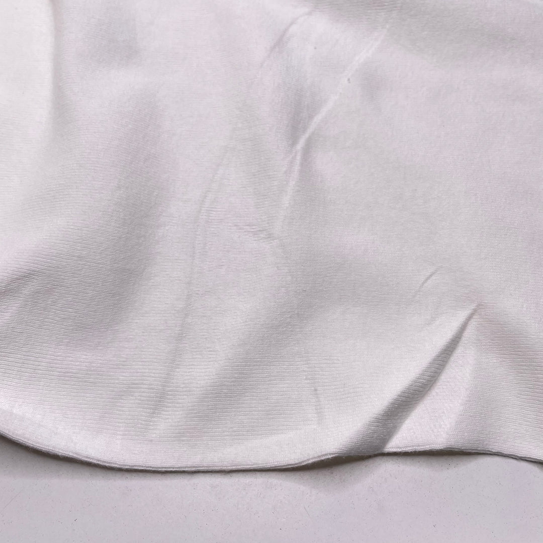 Spilled Milk - Tubular Rib Knit Cotton Blend Knit - White - Bundles