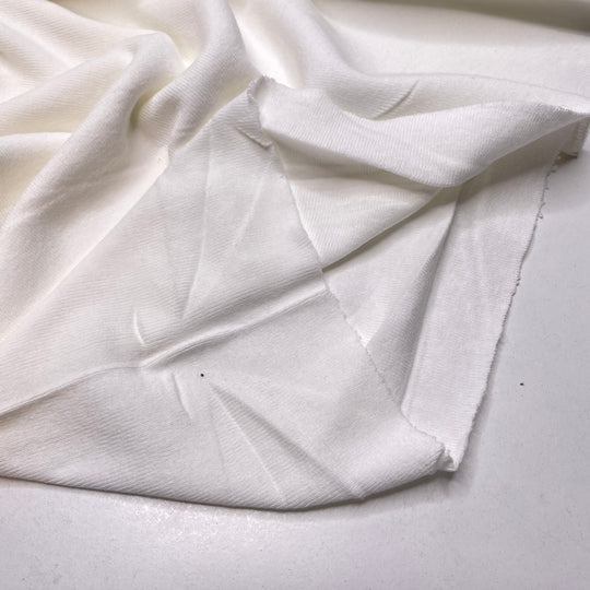 Spilled Milk - Tubular Rib Knit Cotton Blend Knit - White - Bundles