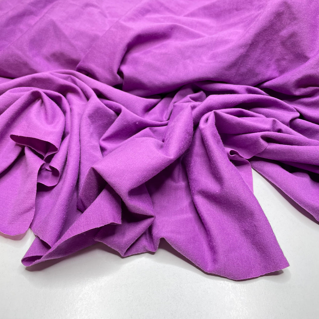 Flower Arranging - Jersey Polyester Blend Knit - Light Purple - 1.95M Bundle