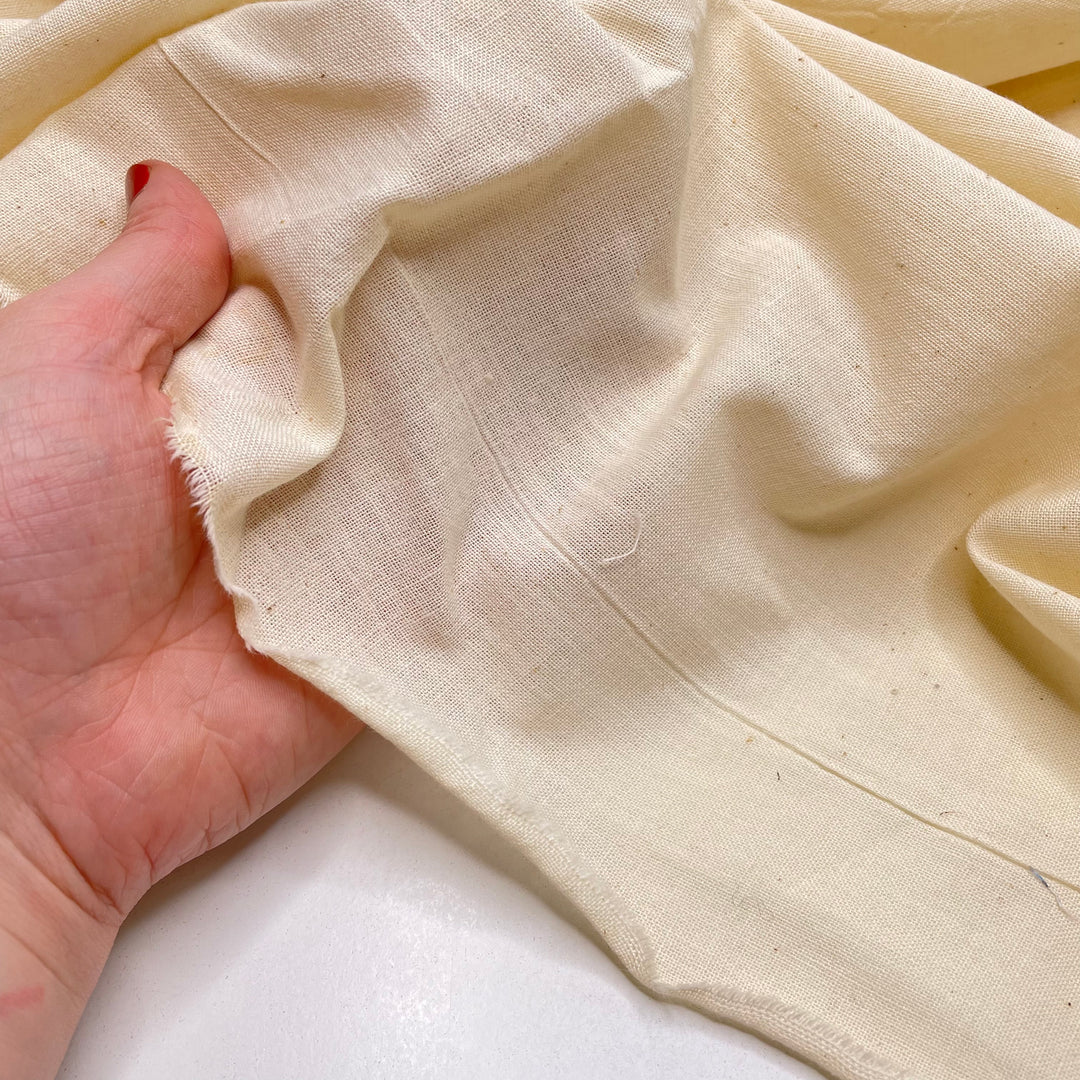 Pattern Development By Hand - Gauze Cotton Woven - Light Beige - 4.2M Bundle