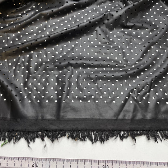 That Kind Of Party - Pleather Polyester Backing PU/Poly Knit - Black - 0.45M Bundle