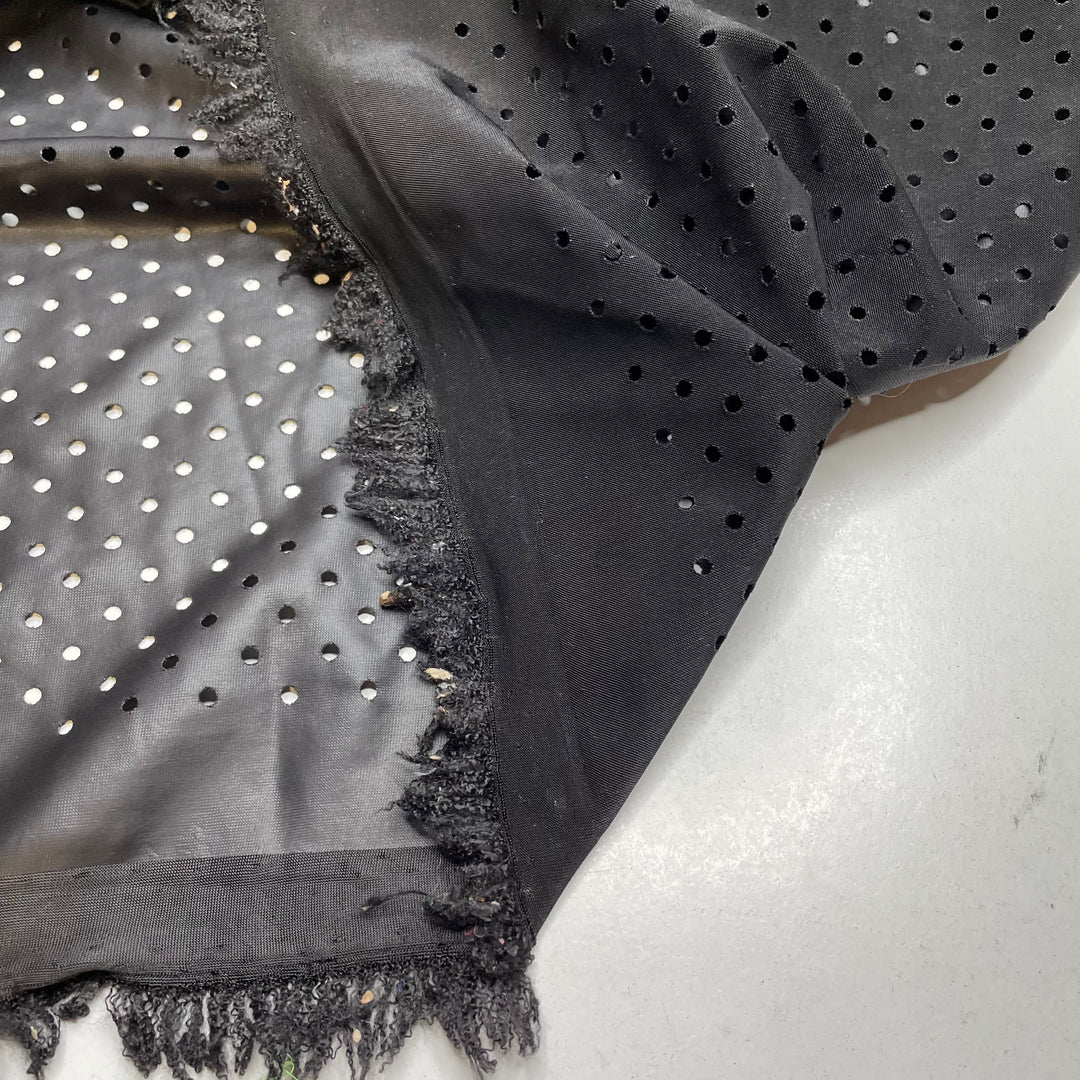 That Kind Of Party - Pleather Polyester Backing PU/Poly Knit - Black - 0.45M Bundle