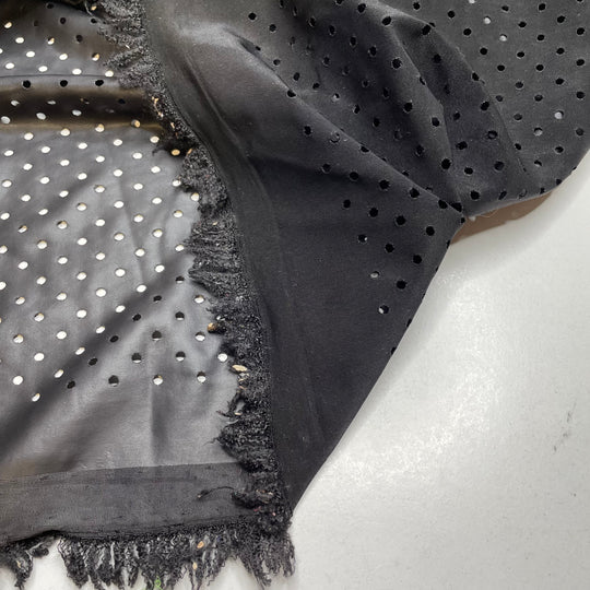That Kind Of Party - Pleather Polyester Backing PU/Poly Knit - Black - 0.45M Bundle