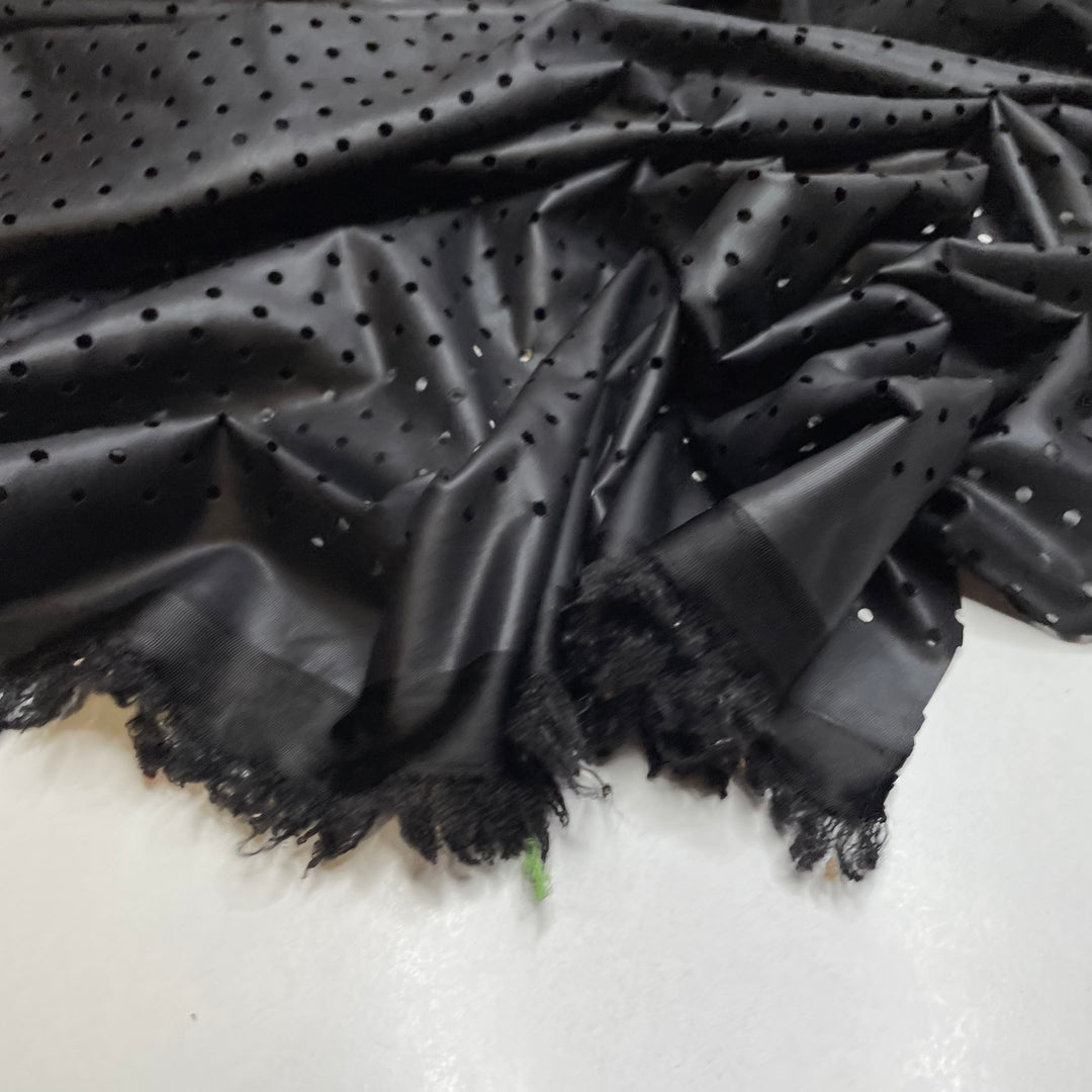 That Kind Of Party - Pleather Polyester Backing PU/Poly Knit - Black - 0.45M Bundle