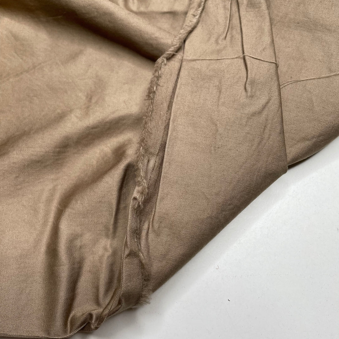 Lucky Shell Rock - Sateen Cotton Woven - Beige - 1.1M Bundle