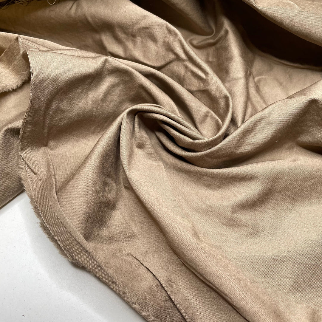 Lucky Shell Rock - Sateen Cotton Woven - Beige - 1.1M Bundle