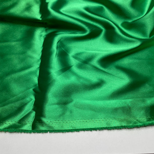 Luscious Palm Reflections - Satin Poly Woven - Green - 5M Bundle