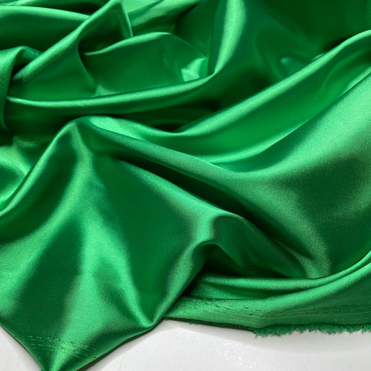 Luscious Palm Reflections - Satin Poly Woven - Green - 5M Bundle