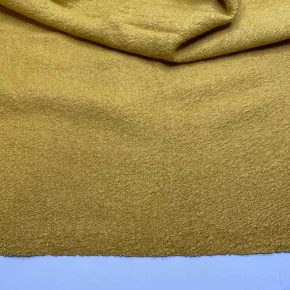 Delilah - Boiled Wool Wool Woven - Yellow - 0.45M Bundle