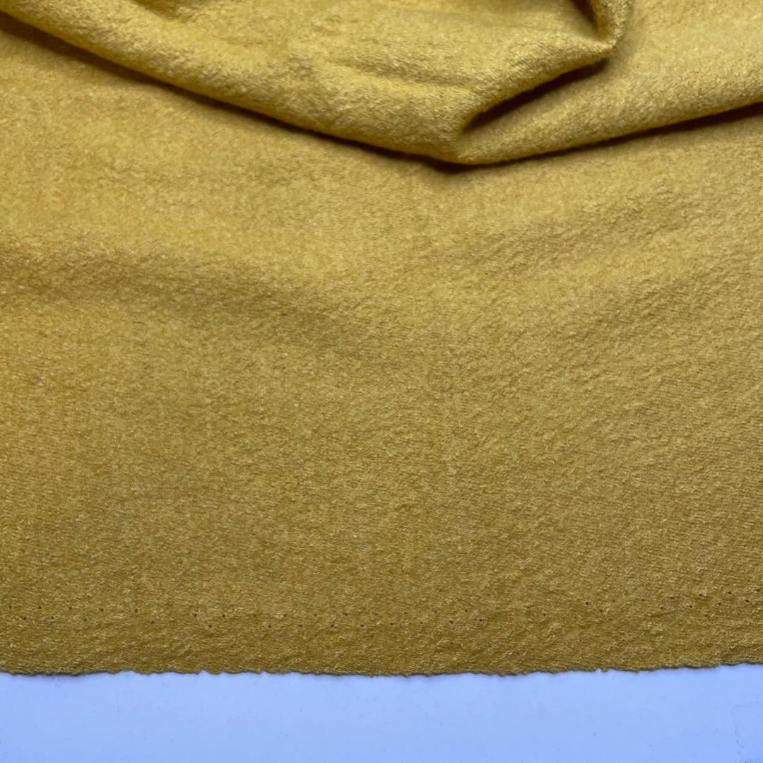 Delilah - Boiled Wool Wool Woven - Yellow - 0.45M Bundle