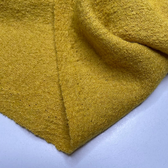 Delilah - Boiled Wool Wool Woven - Yellow - 0.45M Bundle