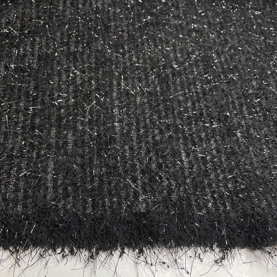 UB - Ostentatious Emu - Medium Hair Poly Knit - Black - 1.1M Bundle