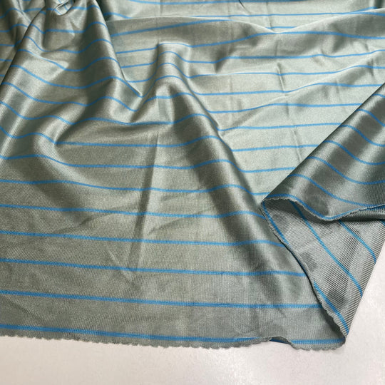 UB - Dont Sweat The Small Things - Poly Knit - Blue/Grey Stripes - 2M Bundle