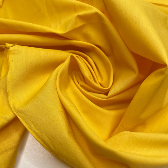 Turning Seasons - Poly/Cotton Woven - Dark Yellow - 1.2M Bundle