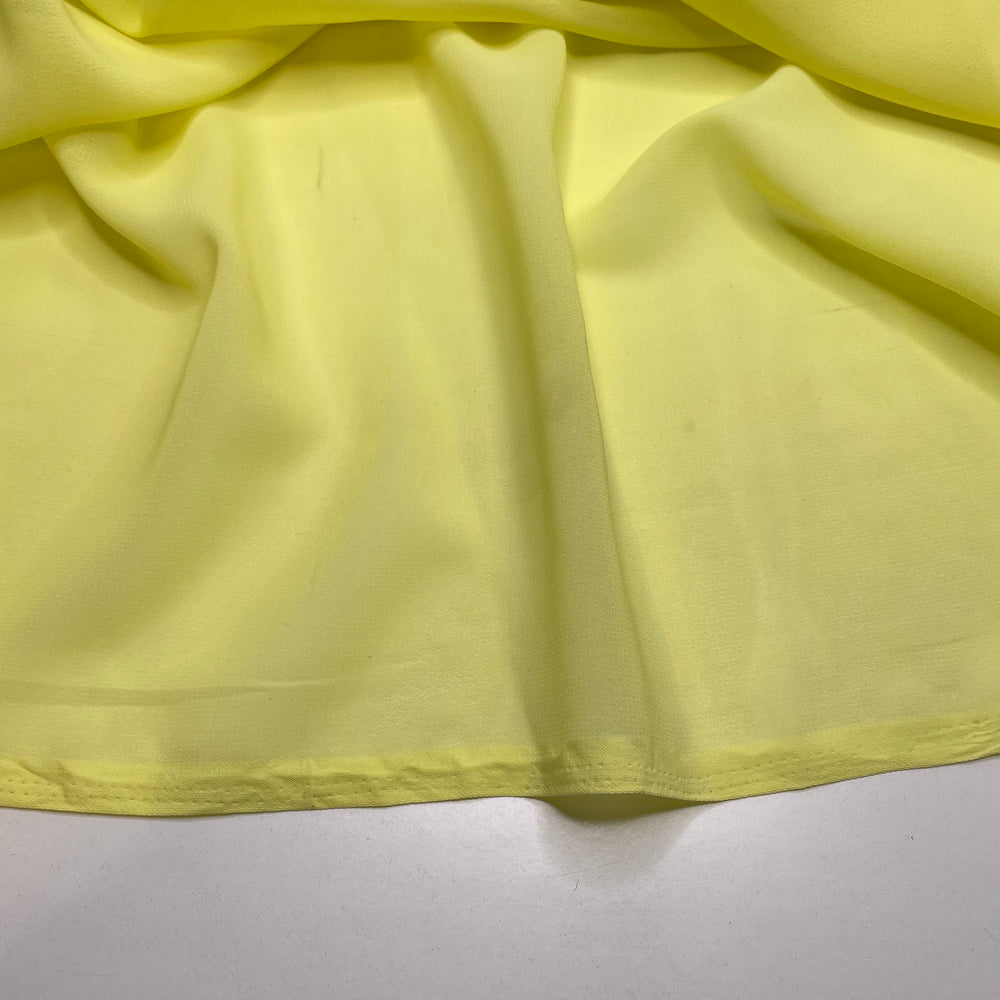 High In The Sky - Chiffon Poly Woven - Light Yellow - 2.35M Bundle