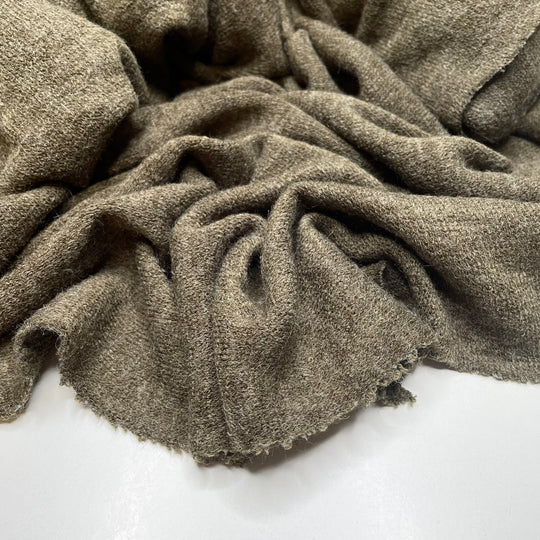 Chocolate Super Fluff - Rib Knit Acrylic Blend Knit - Brown - Bundles