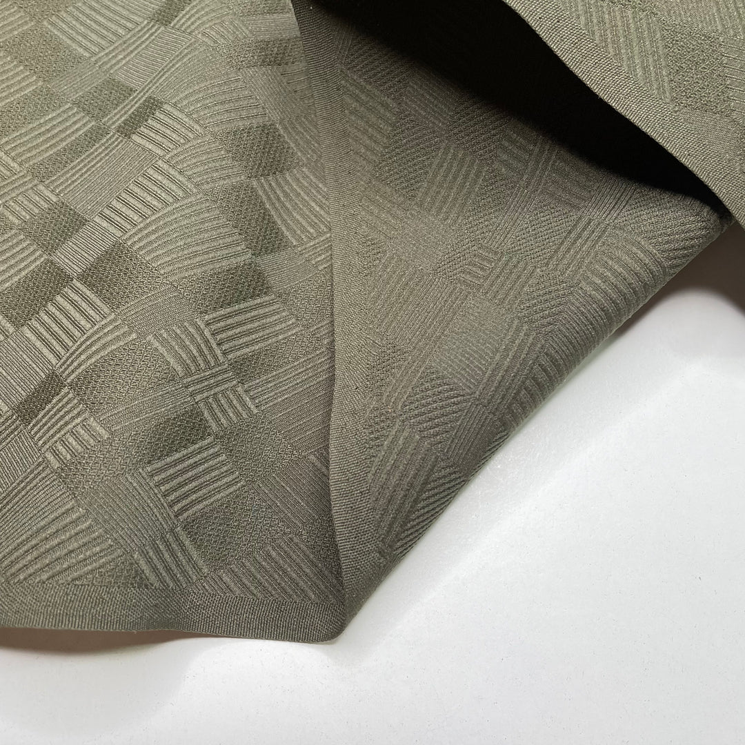 At The Forest Edge - Poly Woven - Dark Green Geometric - 1.6M Bundle