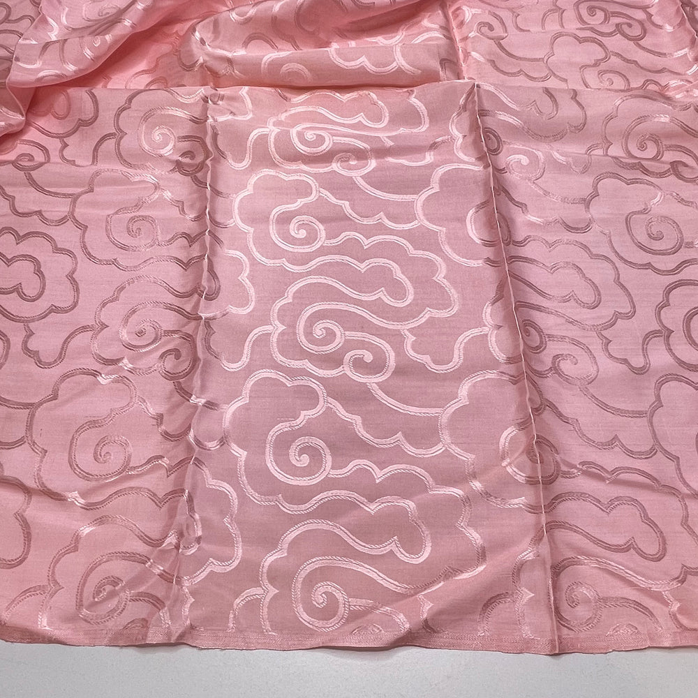 On Cloud 9 - Satin Silk Woven - Light Pink Clouds - 5.2M Bundle