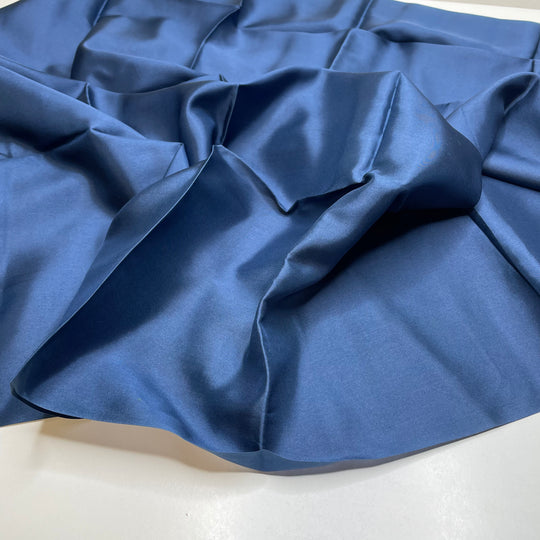 The Way I Dance With You - Satin Silk Woven - Navy - 1.85M Bundle