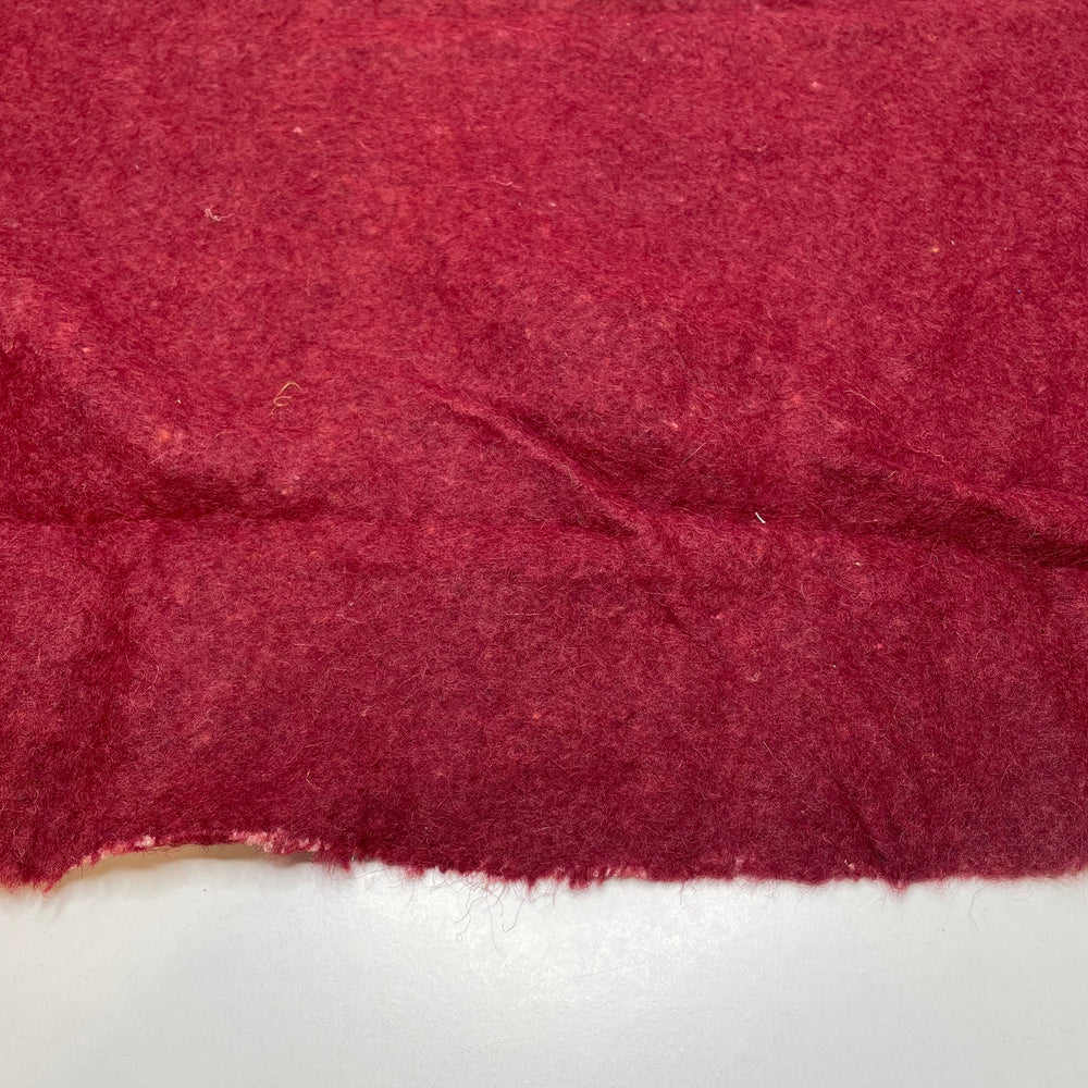 Wrapped Up In Love - Vintage Felt With Knit Backing Wool/Cotton Knit - Burgundy - 3.6M Bundle