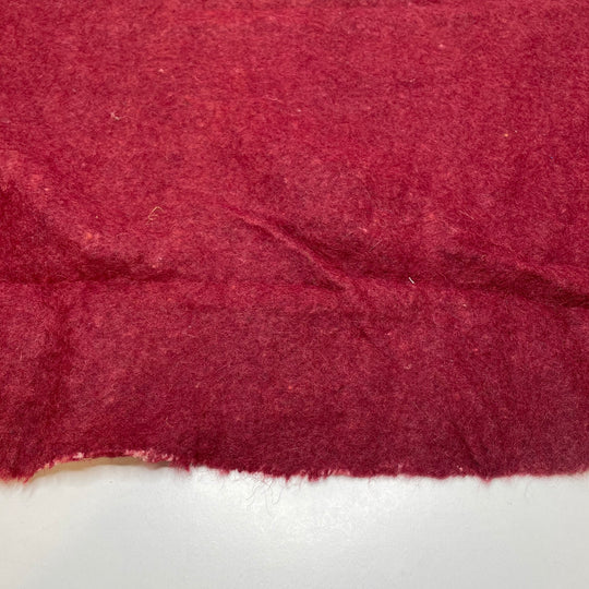 Wrapped Up In Love - Vintage Felt With Knit Backing Wool/Cotton Knit - Burgundy - 3.6M Bundle