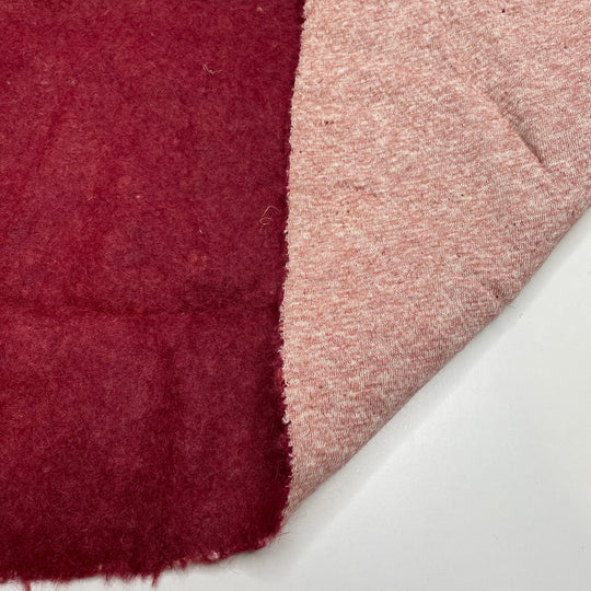 Wrapped Up In Love - Vintage Felt With Knit Backing Wool/Cotton Knit - Burgundy - 3.6M Bundle