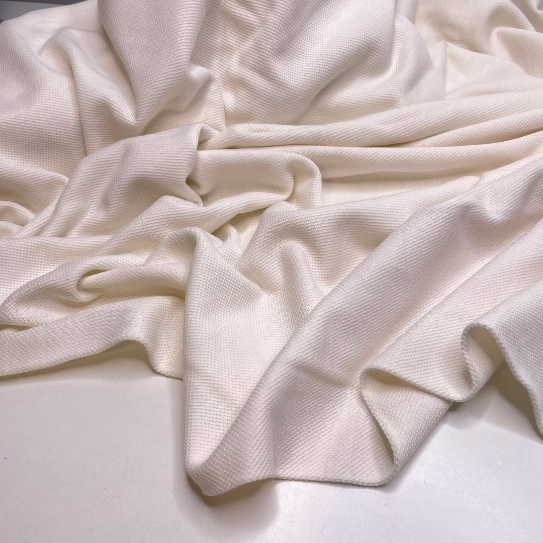 Be A Rainbow In Someones Cloud - Tubular Cotton Knit - Cream - 1.9M Bundle