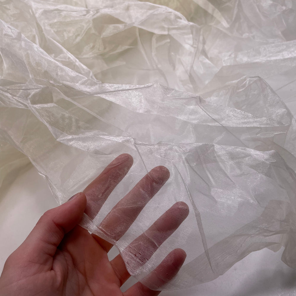 Sashay Shante - Organza Nylon Woven - Cream - 4.75M Bundle