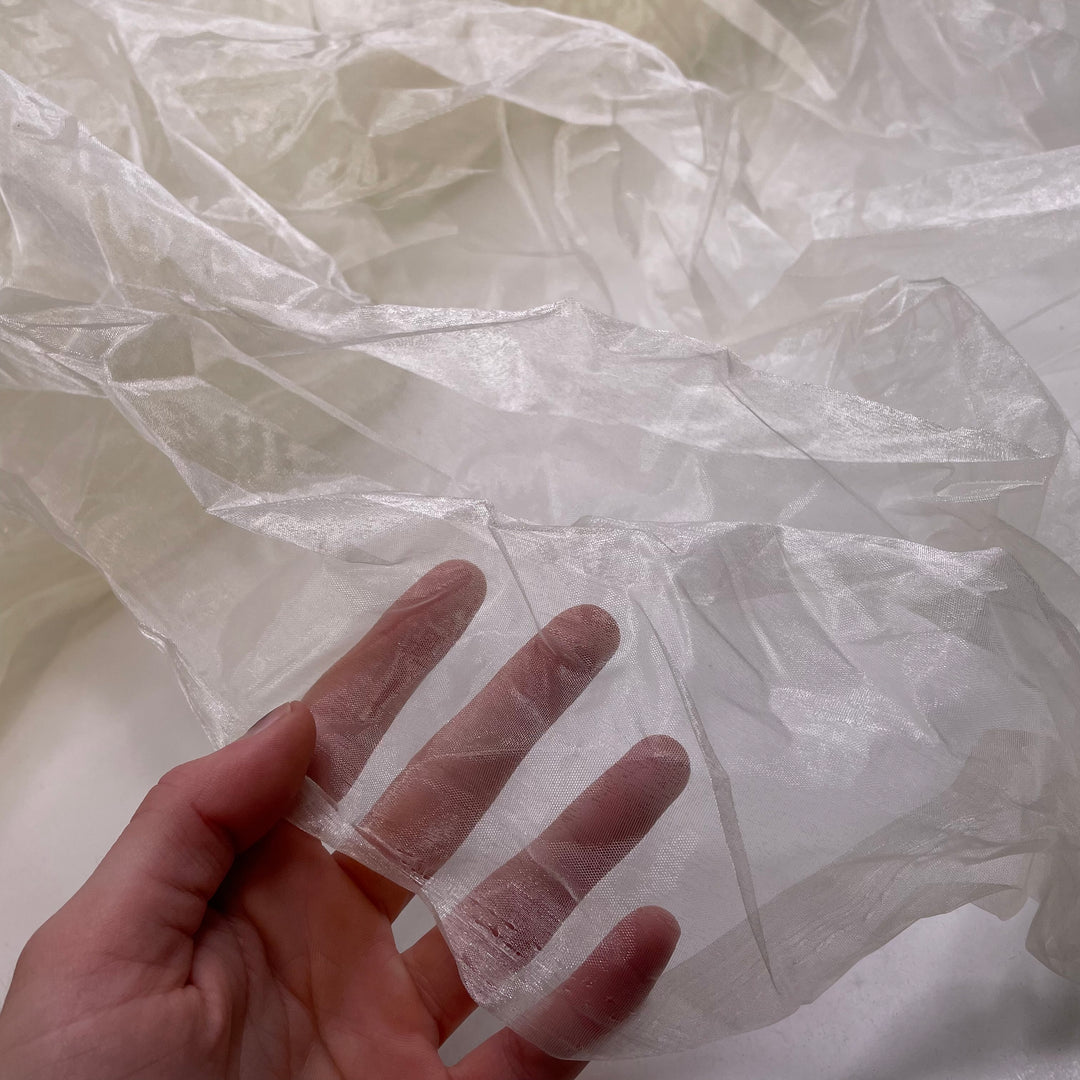 Sashay Shante - Organza Nylon Woven - Cream - 4.75M Bundle