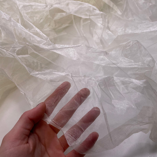 Sashay Shante - Organza Nylon Woven - Cream - 4.75M Bundle