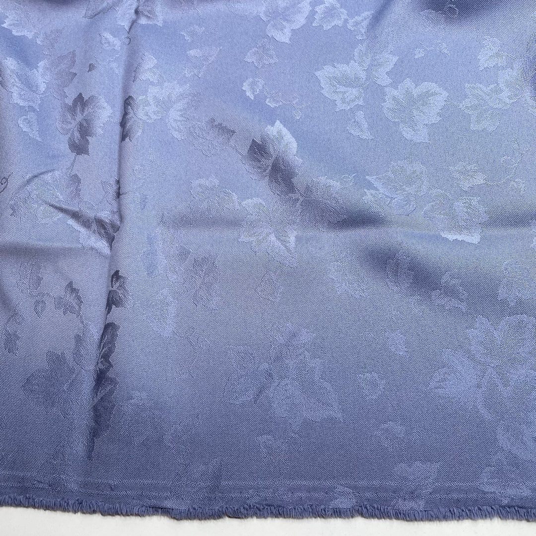UB - Let Yourself Just Be - Jacquard Crepe Synthetic Blend Woven - Blue Floral - 2.6M Bundle