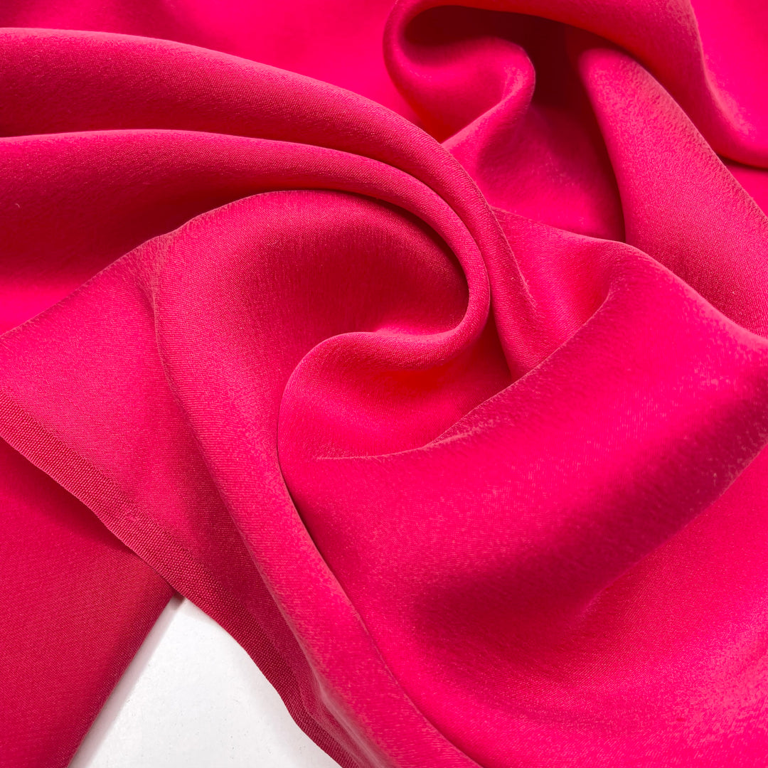 Doing The Macarena - Brushed Sateen Silk Woven - Light Red - 3M Bundle