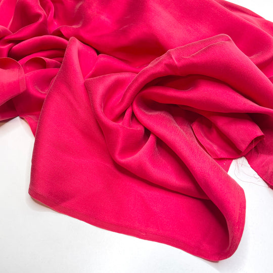 Doing The Macarena - Brushed Sateen Silk Woven - Light Red - 3M Bundle