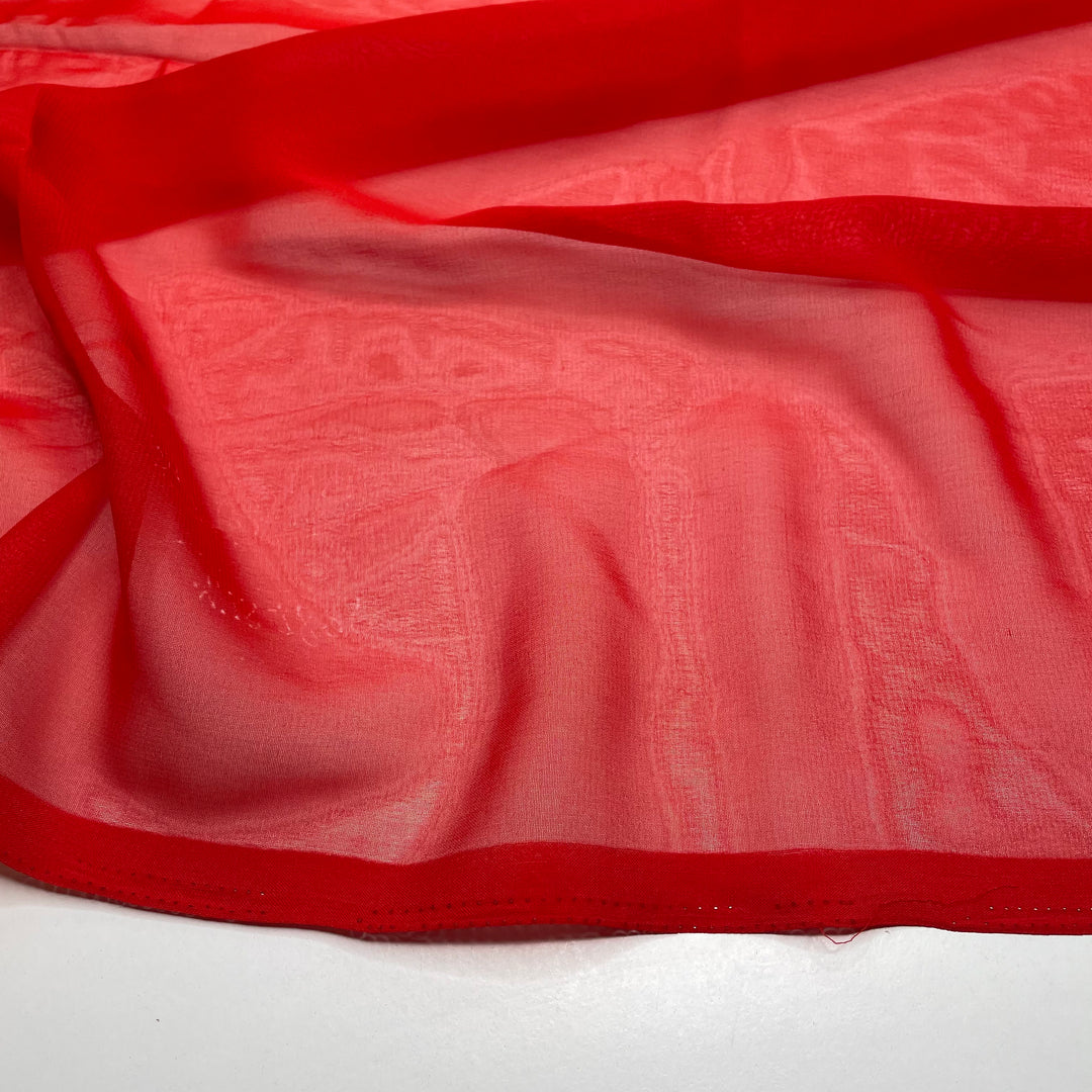 Dragon Breath - Chiffon Poly Woven - Red - 1.4M Bundle