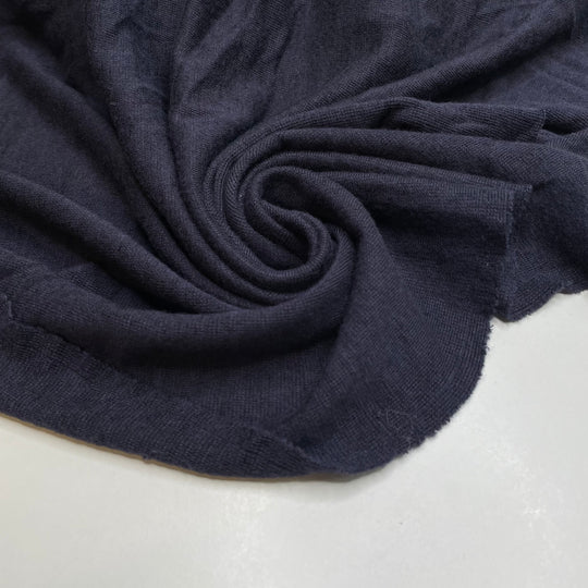 Royale With Cheese - Wool/Cotton Knit - Navy - 2M Bundle
