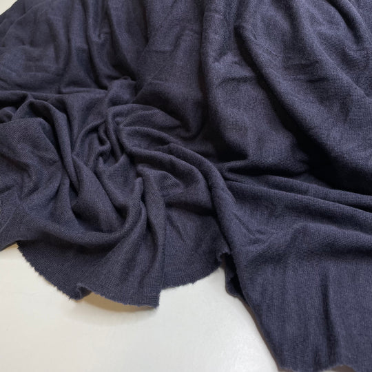Royale With Cheese - Wool/Cotton Knit - Navy - 2M Bundle