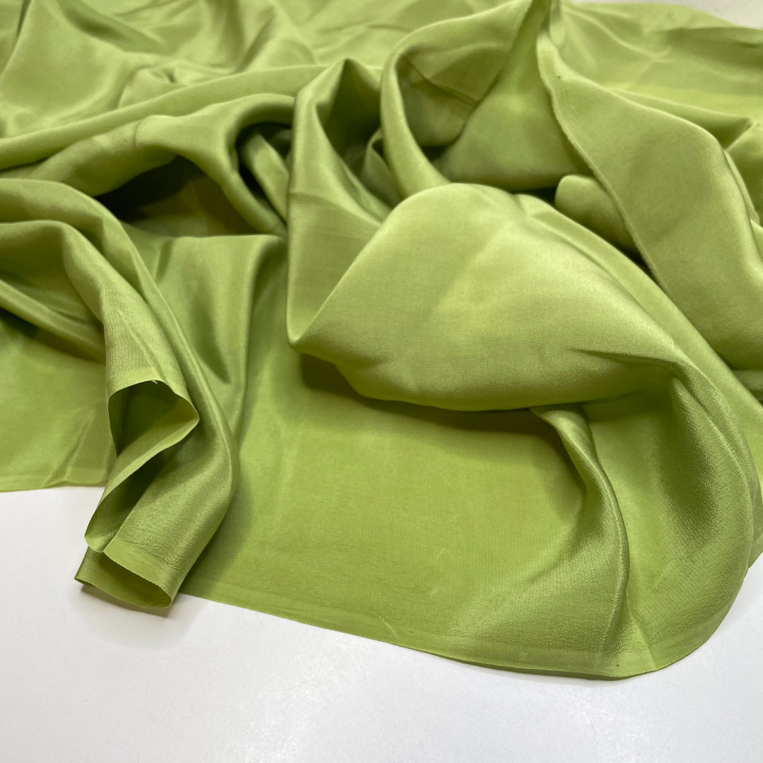 Moss Grows Everywhere - Satin Silk Woven - Light Green - 2.3M Bundle