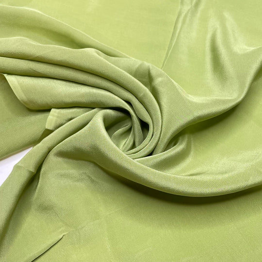 Moss Grows Everywhere - Satin Silk Woven - Light Green - 2.3M Bundle