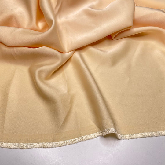Warmth Of A Familiar Hug - Mikado Satin Poly Woven - Light Yellow - 1.5M Bundle