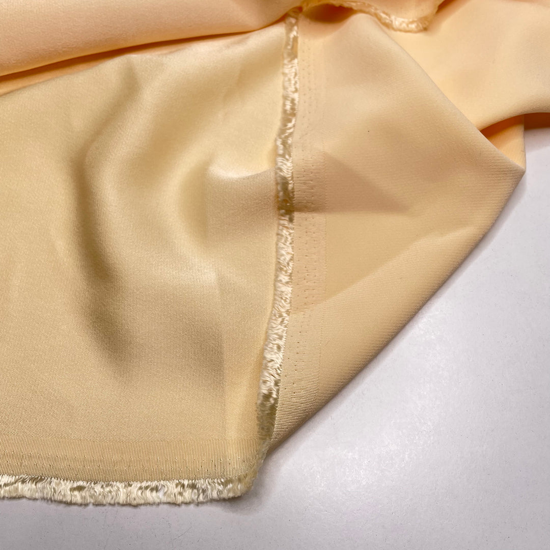 Warmth Of A Familiar Hug - Mikado Satin Poly Woven - Light Yellow - 1.5M Bundle
