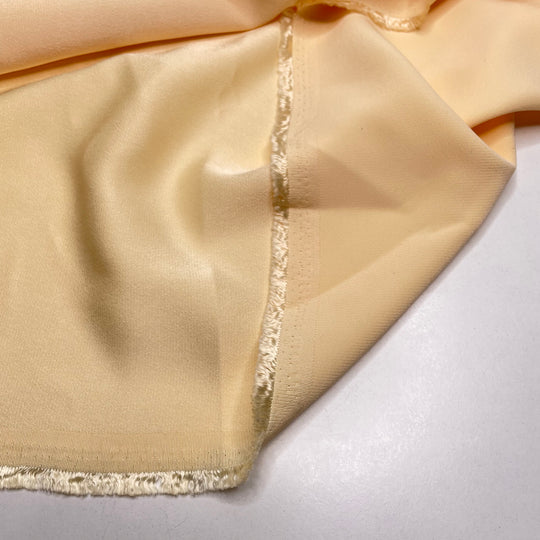 Warmth Of A Familiar Hug - Mikado Satin Poly Woven - Light Yellow - 1.5M Bundle