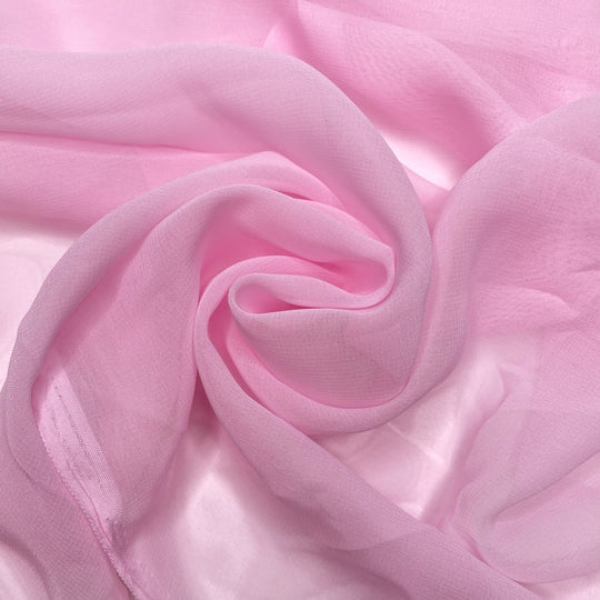 Bratty Little Sister - Chiffon Poly Woven - Light Pink - 1.4M Bundle