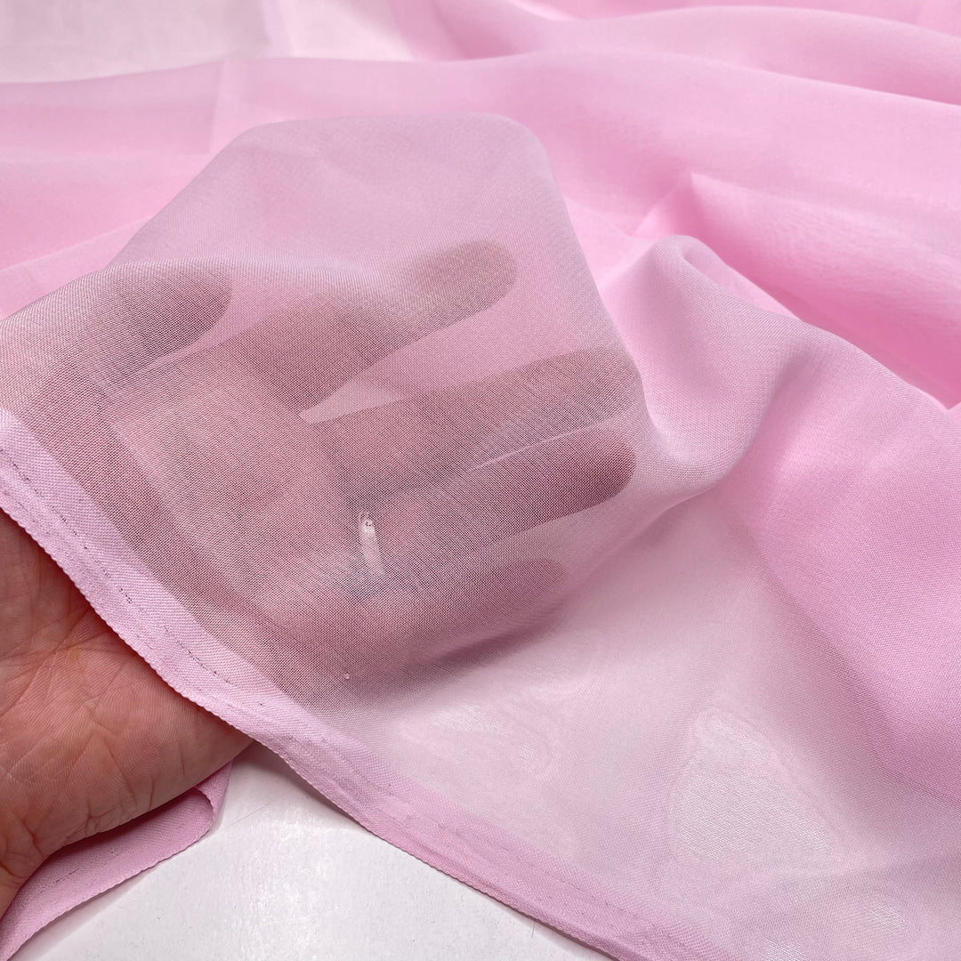 Bratty Little Sister - Chiffon Poly Woven - Light Pink - 1.4M Bundle