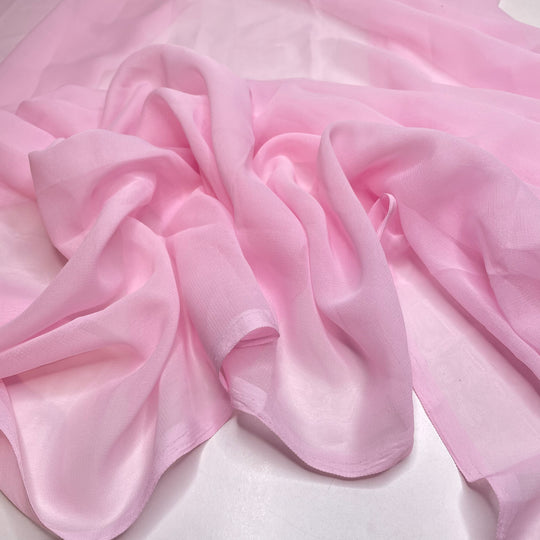 Bratty Little Sister - Chiffon Poly Woven - Light Pink - 1.4M Bundle