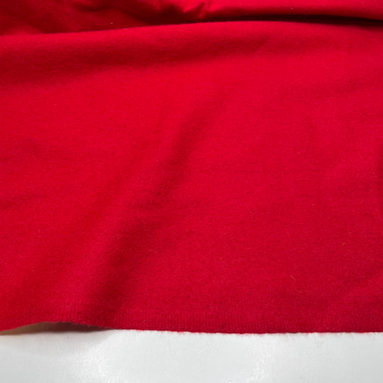 The Queens Last Visit - Basket Weave Wool Woven - Red - 1M Bundle