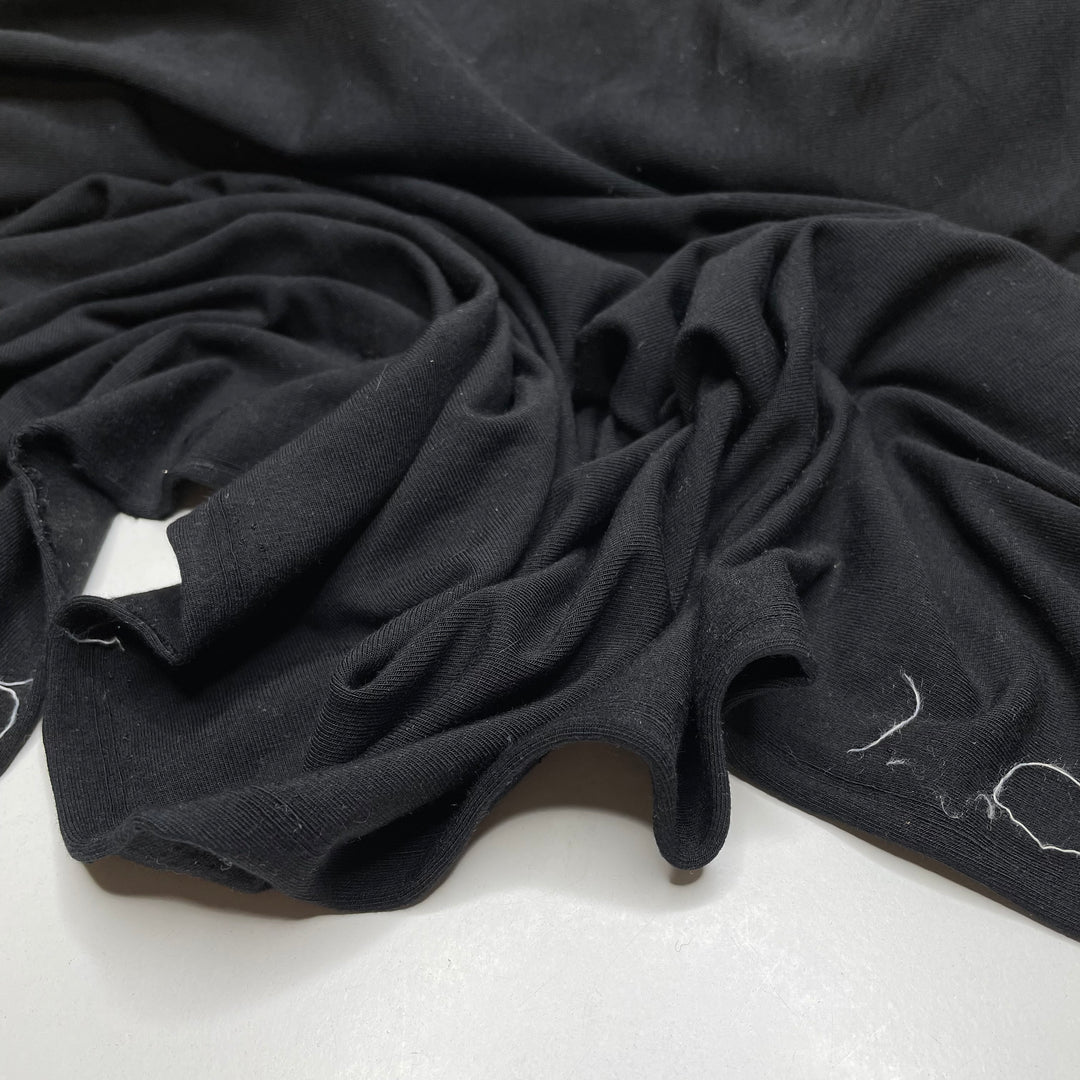 With The Clock Strikes Twelve - Jersey Modal Knit - Black - 1.75M Bundle