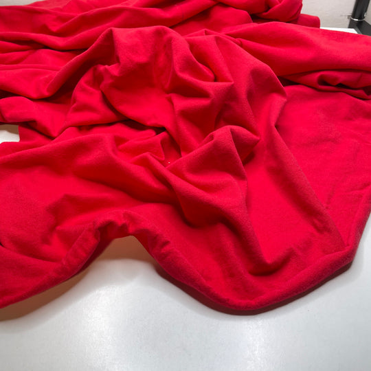 Core Beliefs - Tubular Jersey Cotton Blend Knit - Red - 1.45M Bundle