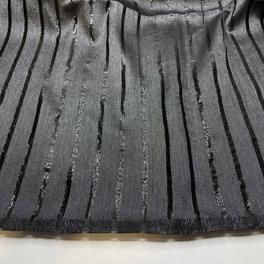 Je Ne Sais Quoi - Poly Woven - Black/Silver Stripes - 2.4M Bundle